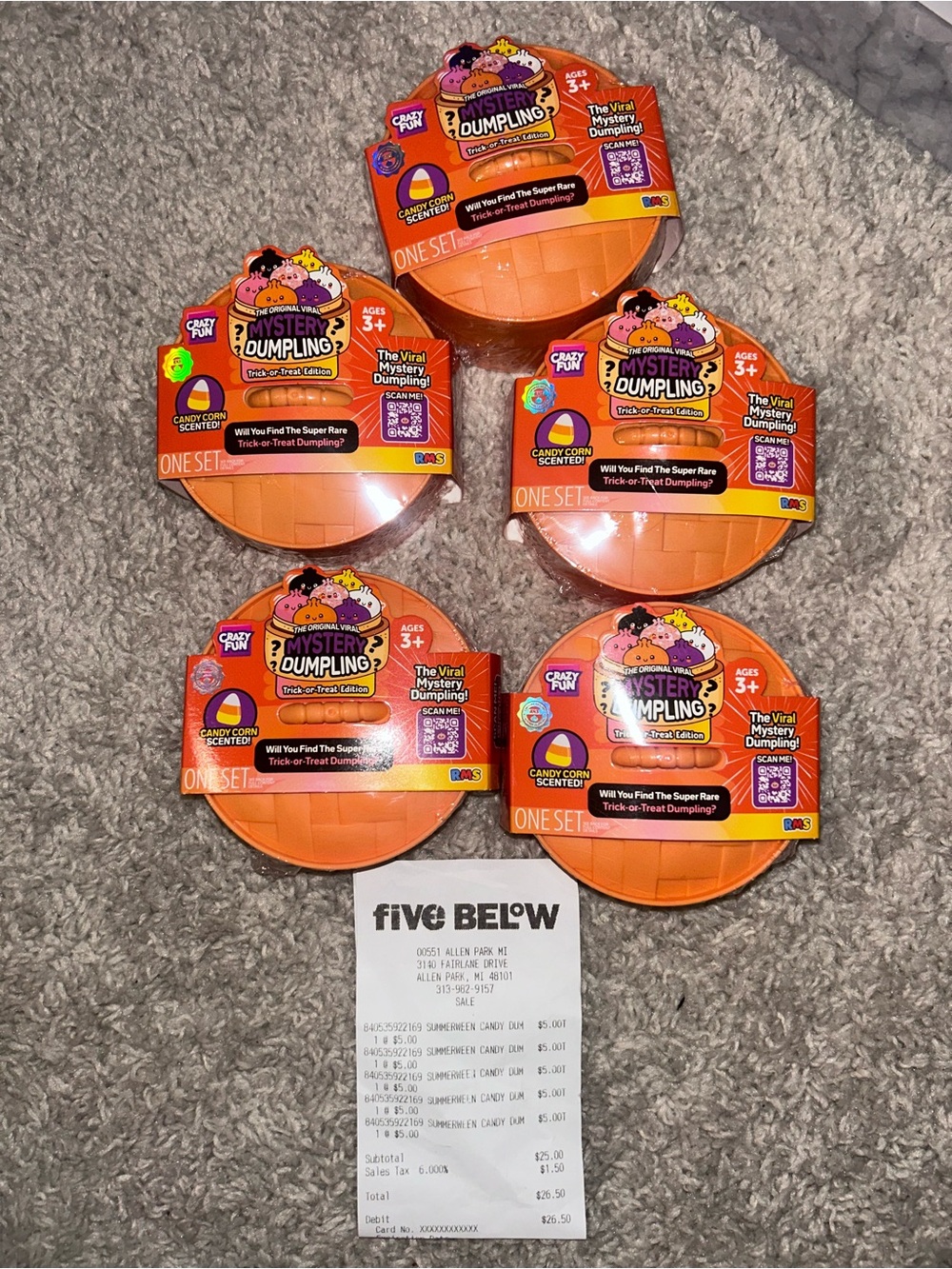 Rms Mystery Dumpling Candy Corn - Orange all 5 for $38